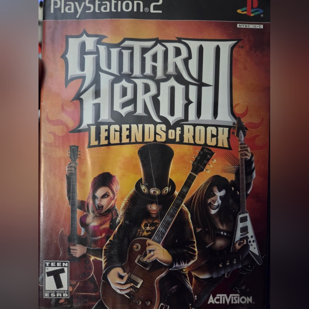Guitar Hero III: Legends of Rock for Sony 2 - Black